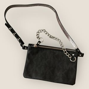 Michael Kors | Black Leather Belt Bag | Small